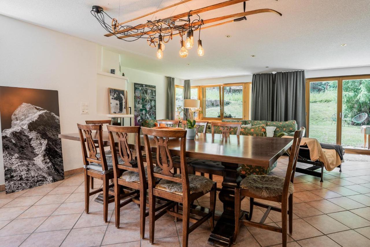 Duplex Apartment With Sauna And Garden In Церматт Екстер'єр фото